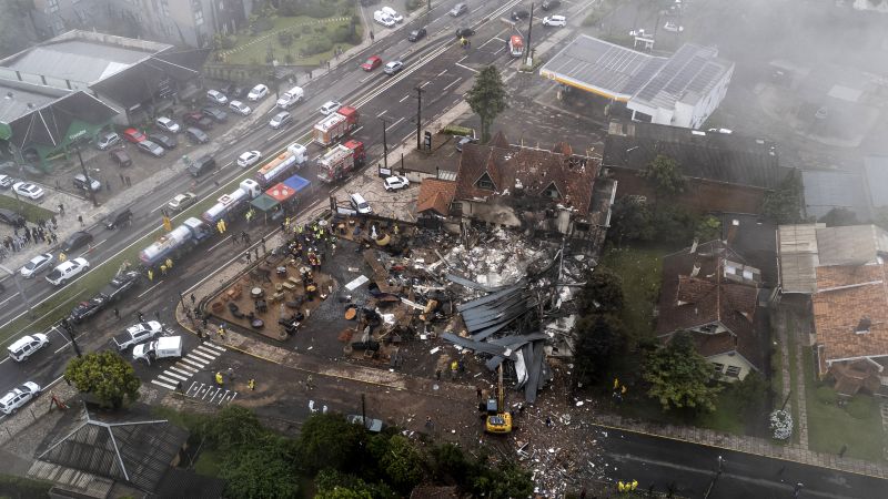 Gramado, Brazil: Small plane crashes into city, killing all 10 people on board