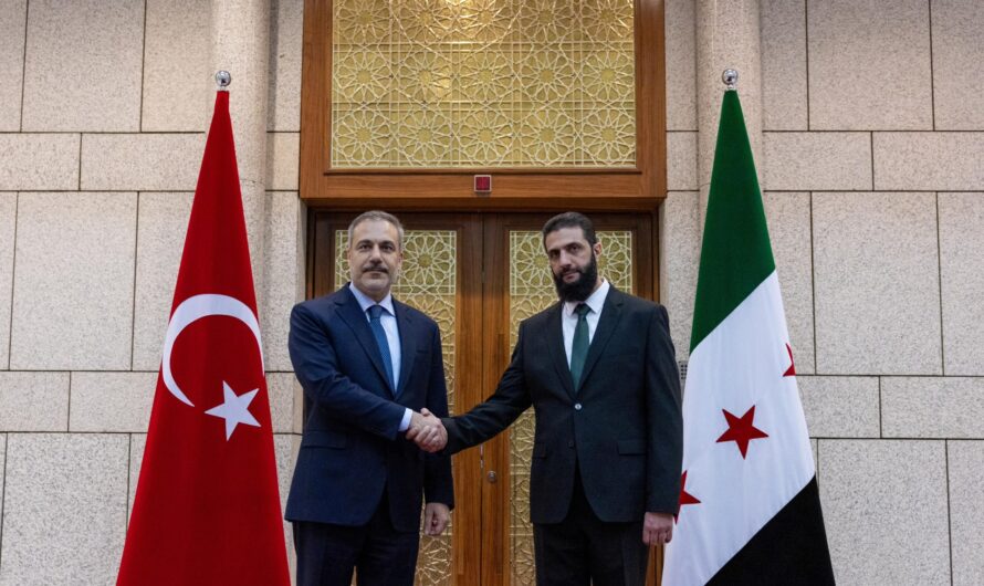 Turkiye FM meets Syria’s new leader, calls for lifting of global sanctions | Syria’s War News